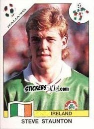 Sticker Steve Staunton - FIFA World Cup Italia 1990 n. 429 - Panini