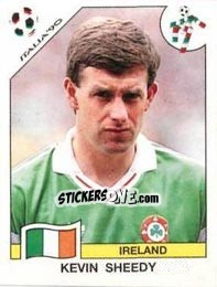 Figurina Kevin Sheedy - FIFA World Cup Italia 1990 - Panini