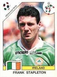 Cromo Frank Stapleton - FIFA World Cup Italia 1990 - Panini