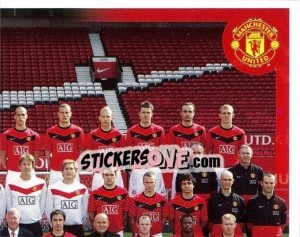 Sticker Team photo - Manchester United 2009-2010 - Panini