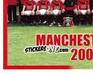 Sticker Team photo - Manchester United 2009-2010 n. 4 - Panini