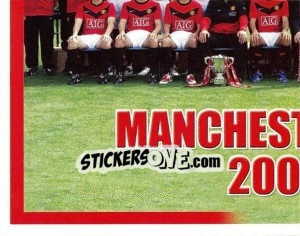 Sticker Team photo - Manchester United 2009-2010 - Panini