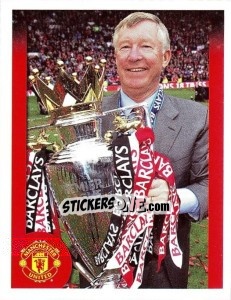 Figurina Sir Alex Ferguson - Manchester United 2009-2010 - Panini