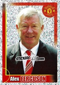 Sticker Alex Ferguson - Manchester United 2009-2010 n. 10 - Panini