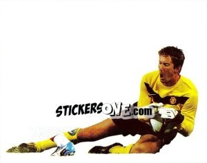 Sticker Edwin van der Sar in action - PVC - Manchester United 2009-2010 n. 18 - Panini