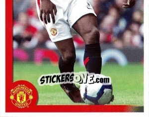 Figurina Patrice Evra - Manchester United 2009-2010 - Panini