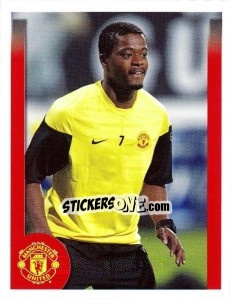 Sticker Patrice Evra in training - Manchester United 2009-2010 n. 29 - Panini