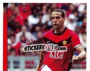 Sticker Rio Ferdinand - Manchester United 2009-2010 n. 38 - Panini