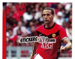 Figurina Rio Ferdinand - Manchester United 2009-2010 - Panini