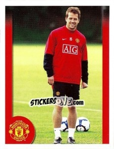 Sticker Michael Owen in training - Manchester United 2009-2010 - Panini