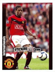 Cromo Patrice Evra (France) - Manchester United 2009-2010 - Panini