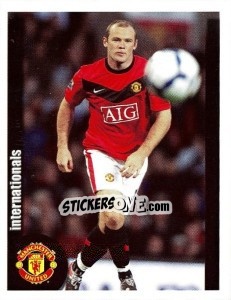 Sticker Wayne Rooney (England) - Manchester United 2009-2010 n. 59 - Panini