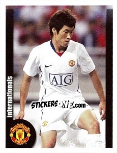 Sticker Ji-sung Park (South Korea) - Manchester United 2009-2010 - Panini