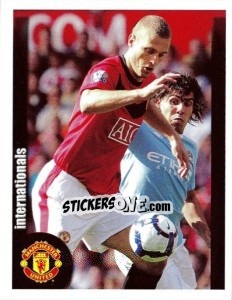 Sticker Nemanja Vidic (Serbia) - Manchester United 2009-2010 - Panini