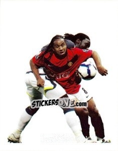Sticker Anderson in action - PVC - Manchester United 2009-2010 - Panini