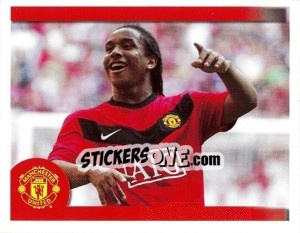 Cromo Anderson in celebration - Manchester United 2009-2010 - Panini