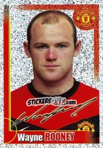 Sticker Wayne Rooney (autographed) - Manchester United 2009-2010 n. 81 - Panini