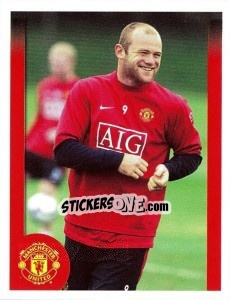 Sticker Wayne Rooney in training - Manchester United 2009-2010 n. 83 - Panini