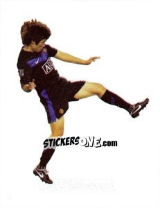 Sticker Ji-sung Park in action - PVC - Manchester United 2009-2010 n. 102 - Panini