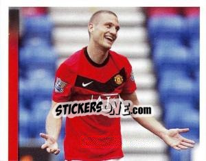 Sticker Nemanja Vidic - Manchester United 2009-2010 - Panini