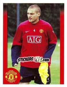 Sticker Nemanja Vidic in training - Manchester United 2009-2010 n. 113 - Panini