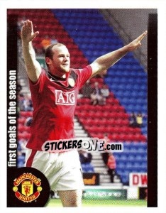 Sticker Rooney's 100th goal for Manchester United - Manchester United 2009-2010 n. 116 - Panini