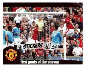 Sticker Darren Fletcher scores vs Manchester City