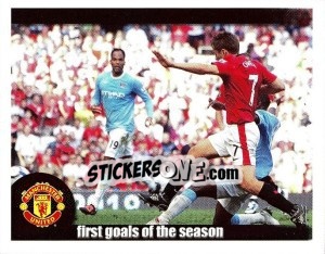 Sticker Owen scores winner vs Manchester City - Manchester United 2009-2010 n. 124 - Panini
