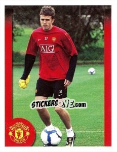 Sticker Michael Carrick in training - Manchester United 2009-2010 n. 131 - Panini