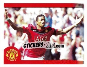 Sticker Nani in celebration - Manchester United 2009-2010 - Panini