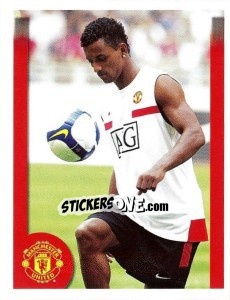 Sticker Nani in training - Manchester United 2009-2010 n. 137 - Panini