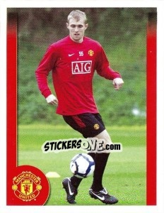 Figurina Darren Fletcher in training - Manchester United 2009-2010 - Panini