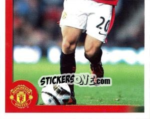 Figurina Fabio Da Silva - Manchester United 2009-2010 - Panini