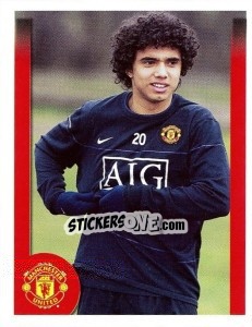 Sticker Fabio Da Silva in training - Manchester United 2009-2010 - Panini