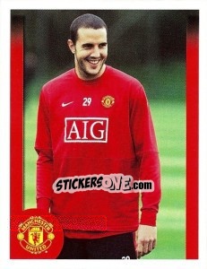 Sticker John O'Shea in training - Manchester United 2009-2010 n. 161 - Panini