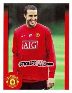 Sticker John O'Shea in training