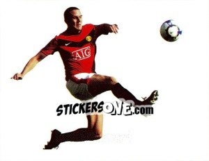 Sticker John O'Shea in action - PVC - Manchester United 2009-2010 n. 162 - Panini