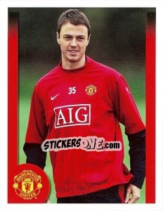 Sticker Jonny Evans in training - Manchester United 2009-2010 n. 167 - Panini