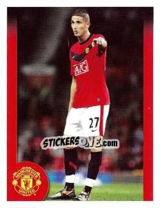 Sticker Federico Macheda in action - Manchester United 2009-2010 n. 182 - Panini