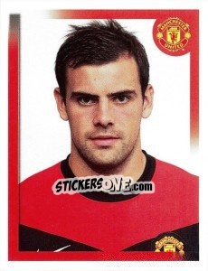 Sticker Darron Gibson - Manchester United 2009-2010 n. 183 - Panini