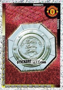 Sticker 13 FA Charity / Community Shields - Manchester United 2009-2010 - Panini