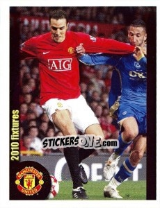 Sticker Manchester United v Portsmouth - O'Shea - Manchester United 2009-2010 n. 195 - Panini