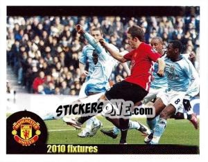 Sticker Manchester City v Manchester United - Carrick - Manchester United 2009-2010 n. 208 - Panini