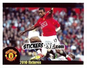 Sticker Manchester United v Tottenham Hotspur - Nani - Manchester United 2009-2010 - Panini