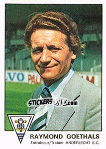 Sticker Raymond Goethals - Football Belgium 1977-1978 n. 3 - Panini