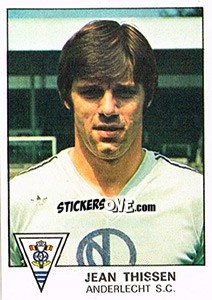 Cromo Jean Thissen - Football Belgium 1977-1978 n. 8 - Panini