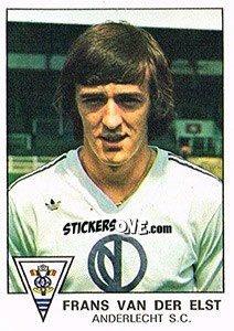 Sticker Frans van der Elst - Football Belgium 1977-1978 n. 9 - Panini