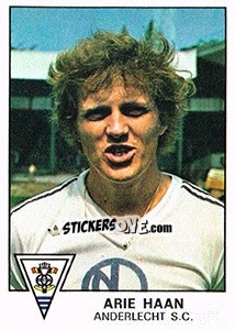 Sticker Arie Haan - Football Belgium 1977-1978 n. 10 - Panini