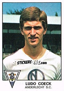 Sticker Ludo Coeck - Football Belgium 1977-1978 n. 11 - Panini