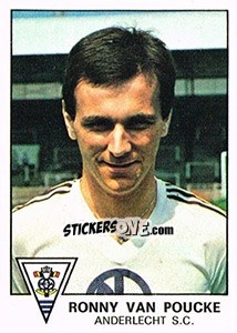 Sticker Ronny van Poucke - Football Belgium 1977-1978 n. 16 - Panini
